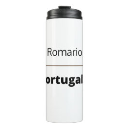 Garrafa Térmica Futebol Portugal, personalizável