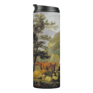 Garrafa Térmica Gado perto de um Rio Aelbert Cuyp