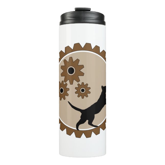 Garrafa Térmica gaiola movida a cães com rodas (Frente)