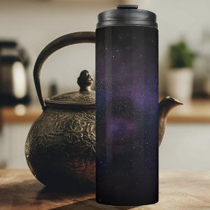 Garrafa Térmica Galáxia da Nebulosa Véu Celestial Campo Estelar Có