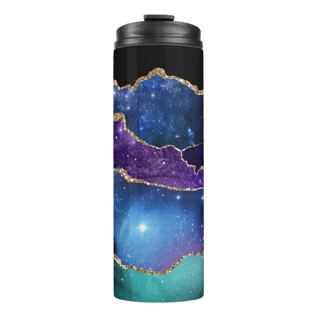 Garrafa Térmica Galaxy Agate Series Design 13 (Frente)