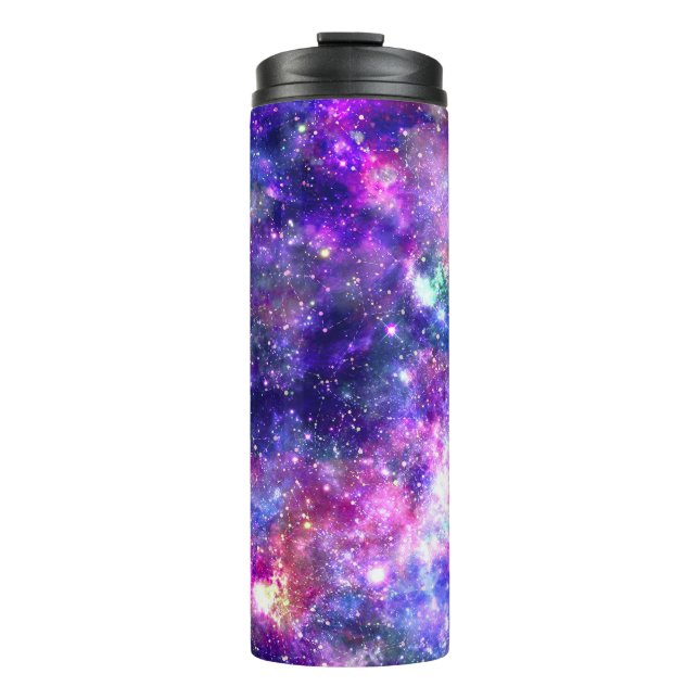 Garrafa Térmica Galaxy Night Impressão Cosmic Design (Frente)