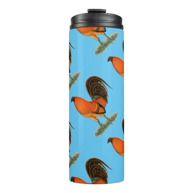 Garrafa Térmica Galo Combatente Ginger Vermelho (Frente)