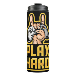 Garrafa Térmica Gamer de nome personalizado