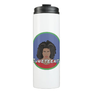 Garrafa Térmica Garota Negra Juneteenth