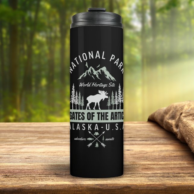 Garrafa Térmica Gates of the Arctic National Park Alaska Us (Criador carregado)