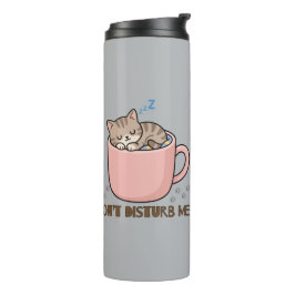 Garrafa Térmica Gatinho Fofo Dormindo na Xícara de Isolamento Térm