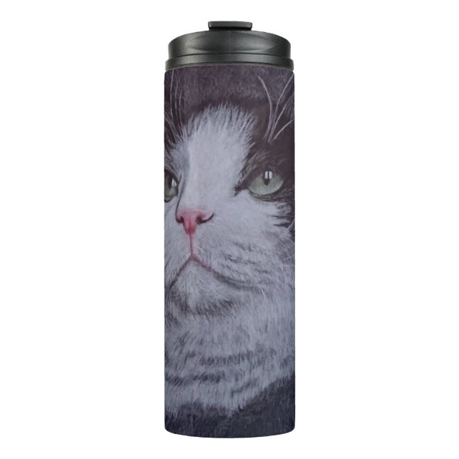 Garrafa Térmica "Gatinho majestoso" (Frente)