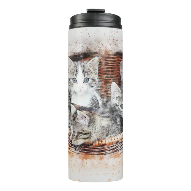 Garrafa Térmica Gatinhos (Frente)