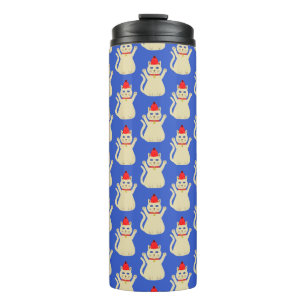 Garrafa Térmica Gato de Natal Bonito, Padrão