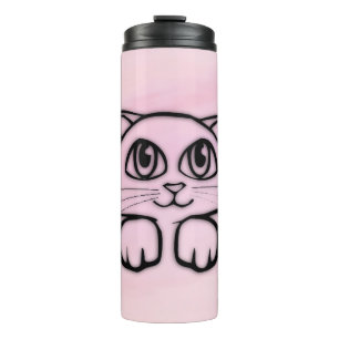 Garrafa Térmica Gato Gato Gelado Rosa