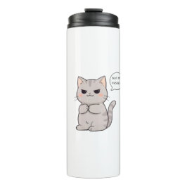 Garrafa Térmica Gato Indiferente "Não é Meu Problema" Design Diver