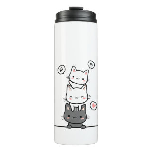 Garrafa Térmica gato ohh