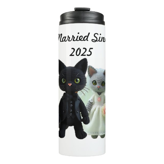 Garrafa Térmica Gatos Casados 2025 (Frente)