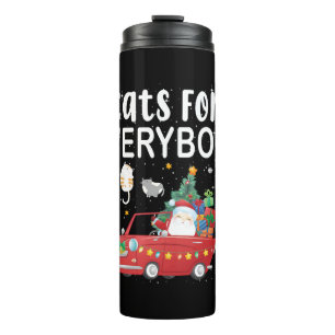 Garrafa Térmica Gatos Para Todo O Natal