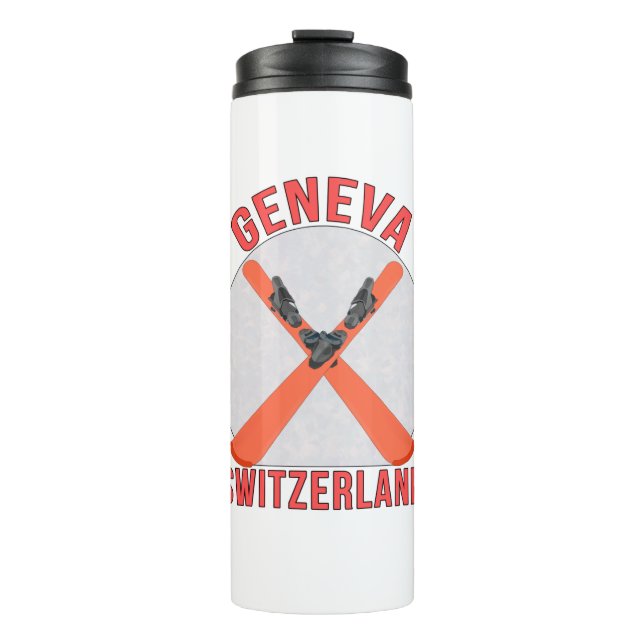 Garrafa Térmica Genebra, Suiça (Frente)