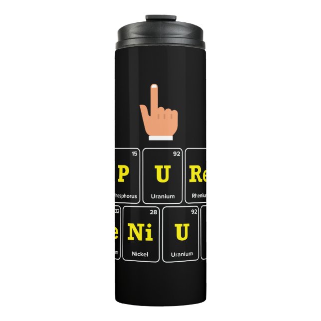 Garrafa Térmica Gênio puro (Frente)