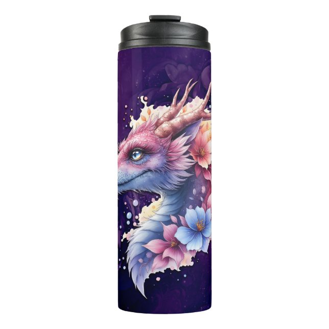 Garrafa Térmica Gentle Guardian Dragon.  (Frente)