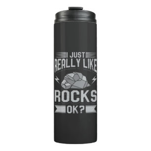 Garrafa Térmica Geologia - Eu Gosto Muito De Rochas