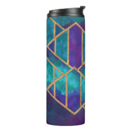 Garrafa Térmica Geométrico Pintado