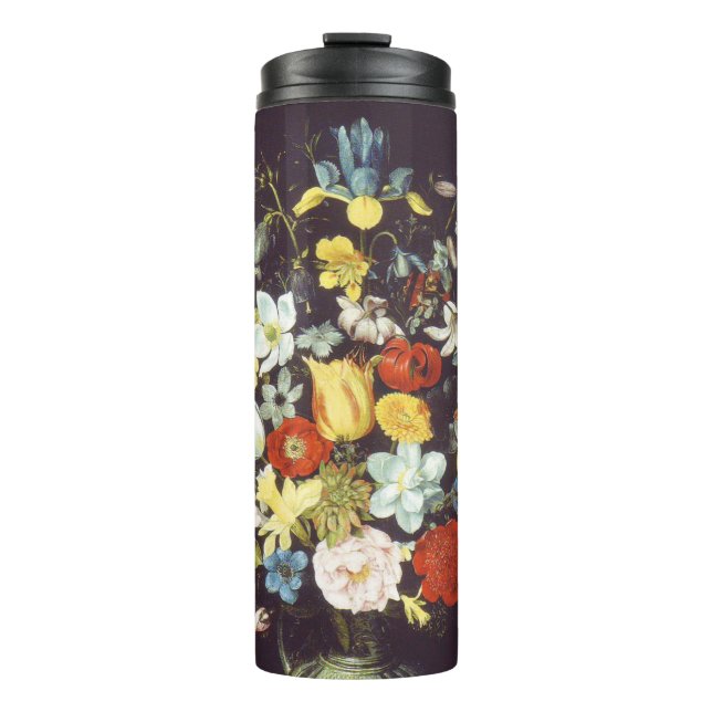 Garrafa Térmica Georg Flegel  Grande peça de flores (em nicho)    (Frente)