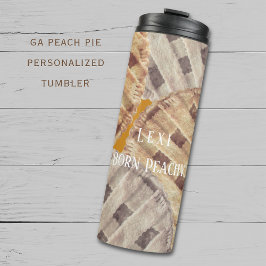 Garrafa Térmica Georgia Peach Pie Custom Thermal Tumbler