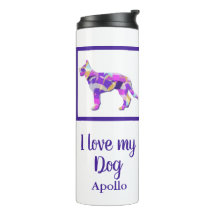 German shepherd Cão Silhueta PurplePY&B