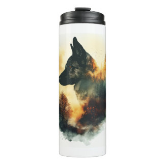 Garrafa Térmica German shepherd como Guias Fantasmas