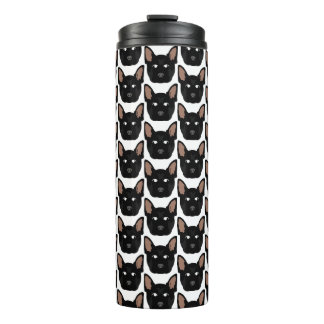 Garrafa Térmica German shepherd pretos no Tumbler