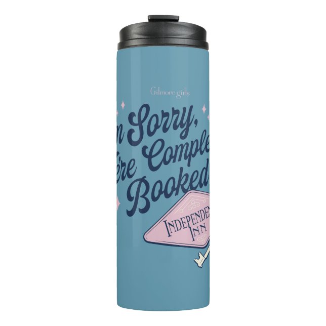 Garrafa Térmica Gilmore Girls Completely Booked Design (Frente)
