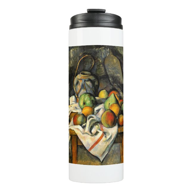 Garrafa Térmica Ginger Jar e Fruta - Paul Cezanne - c1895 (Frente)