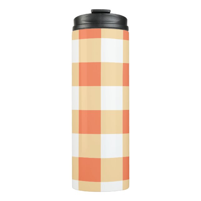 Garrafa Térmica Gingham Pattern (Frente)