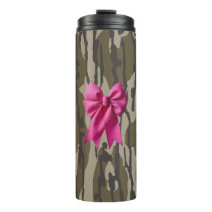 Garrafa Térmica Girls Camo Pink Ribbon Arco Bottomland Camo