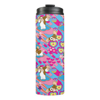 Garrafa Térmica Gizmo | Pink Peace & Love Pattern