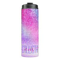 Glitter da Nebulosa Púrpura Majestosa Rosa