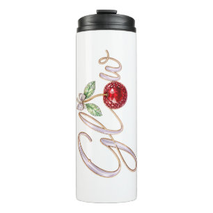 Garrafa Térmica Glow Cherry – Copo Térmico Glam