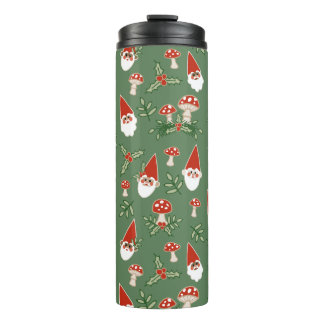 Garrafa Térmica Gnomes and Mushrooms on Fern Thermal Tumbler
