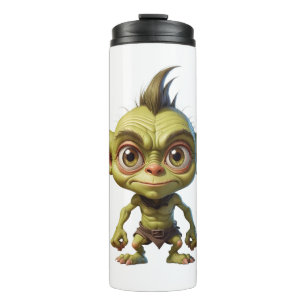 Garrafa Térmica Goblin de Cartoon Bonito com Orelhas Pontas