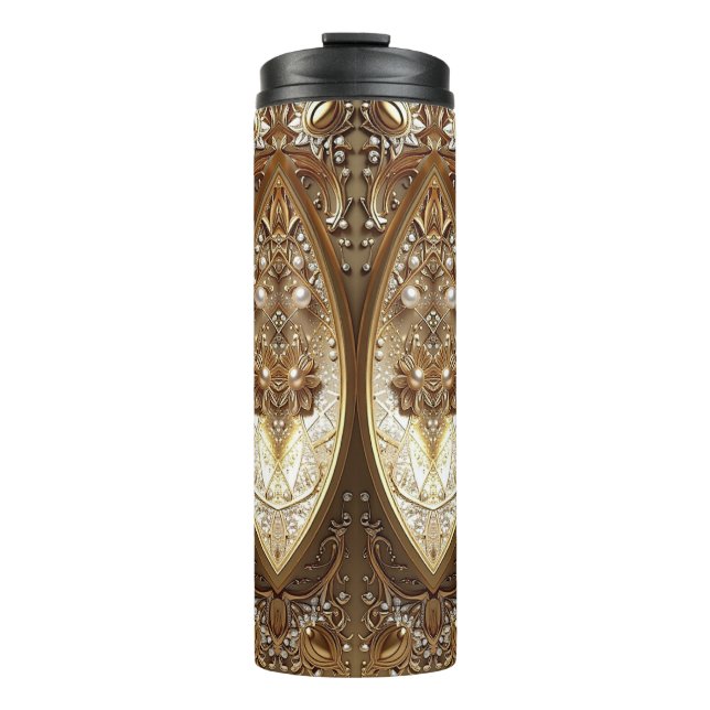 Garrafa Térmica Golden Ornate Thermal Tumbler (Frente)