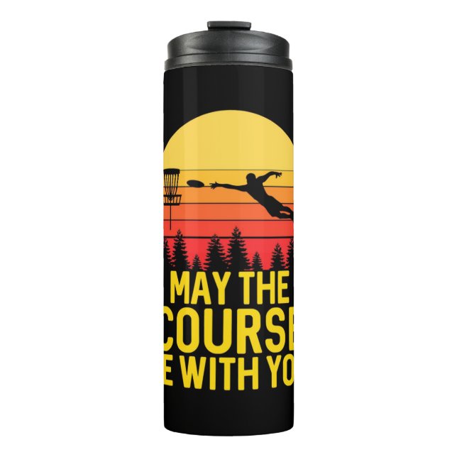 Garrafa Térmica Golfe De Disco Com Você (Frente)