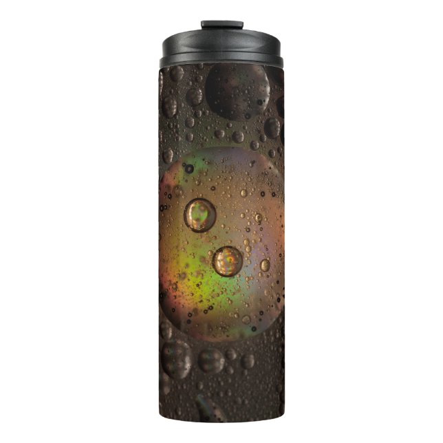 Garrafa Térmica Gotas de água no painel de vidro (Frente)