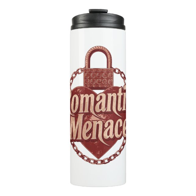 Garrafa Térmica Gothic Romance Anti-Valentine Saying (Frente)