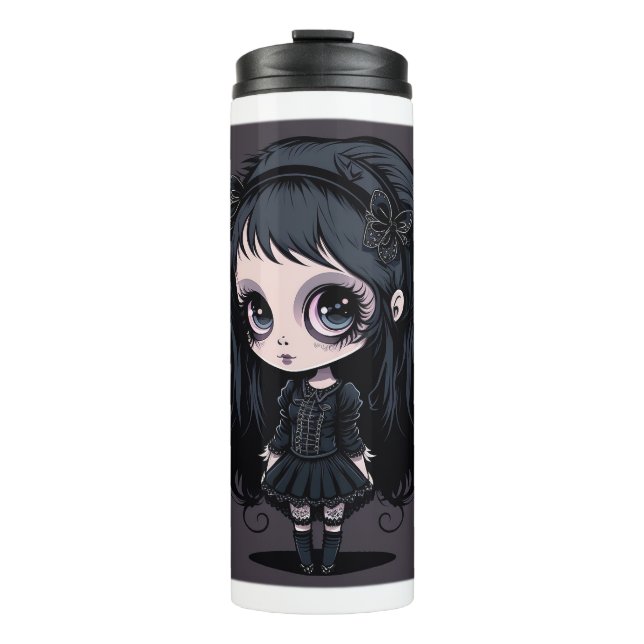 Garrafa Térmica Gótico Girl Thermal Tumbler (Frente)