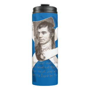 Garrafa Térmica Graça Selkirk Noite de Burns e Saltire Escocês