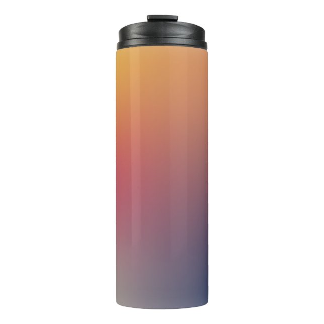 Garrafa Térmica gradiente de forma livre em tumbler térmico (Frente)