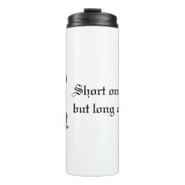 Garrafa Térmica Gráfico de Citação do Bulldog Francês Colorida