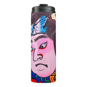 Garrafa Térmica Gráfico de Kiteart Tradicional Japonês,pipa,samur