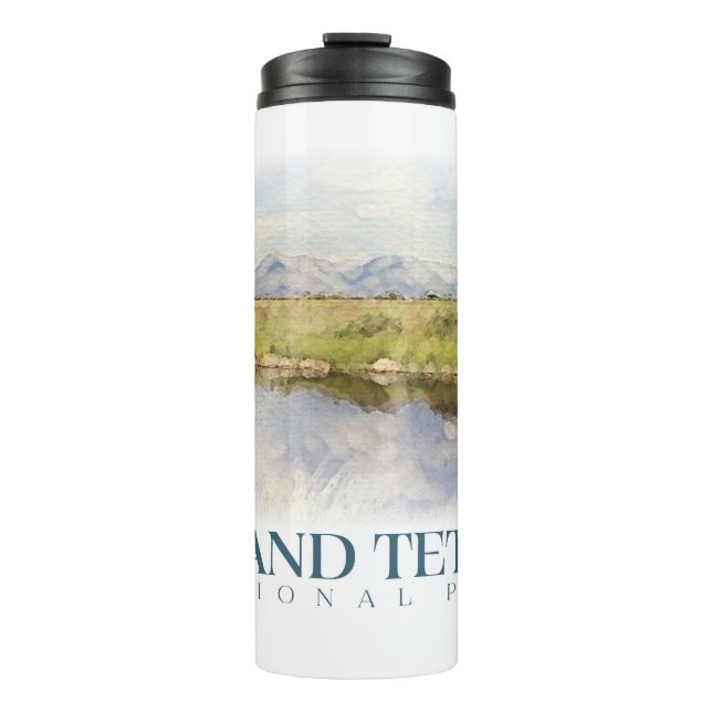 Garrafa Térmica Grand Teton Tumbler, Caneca de viagem do Parque Na