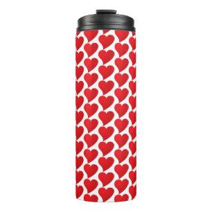 Garrafa Térmica Grande Coração Vermelho, Amor, Dia de os namorad
