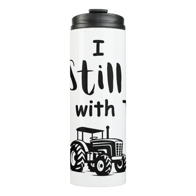 Garrafa Térmica Grande Garoto Citação: Eu Ainda Brinco com Brinque (Frente)